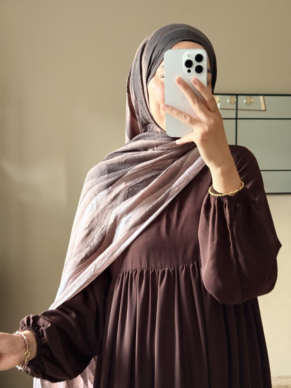 Abaya NEVA - café