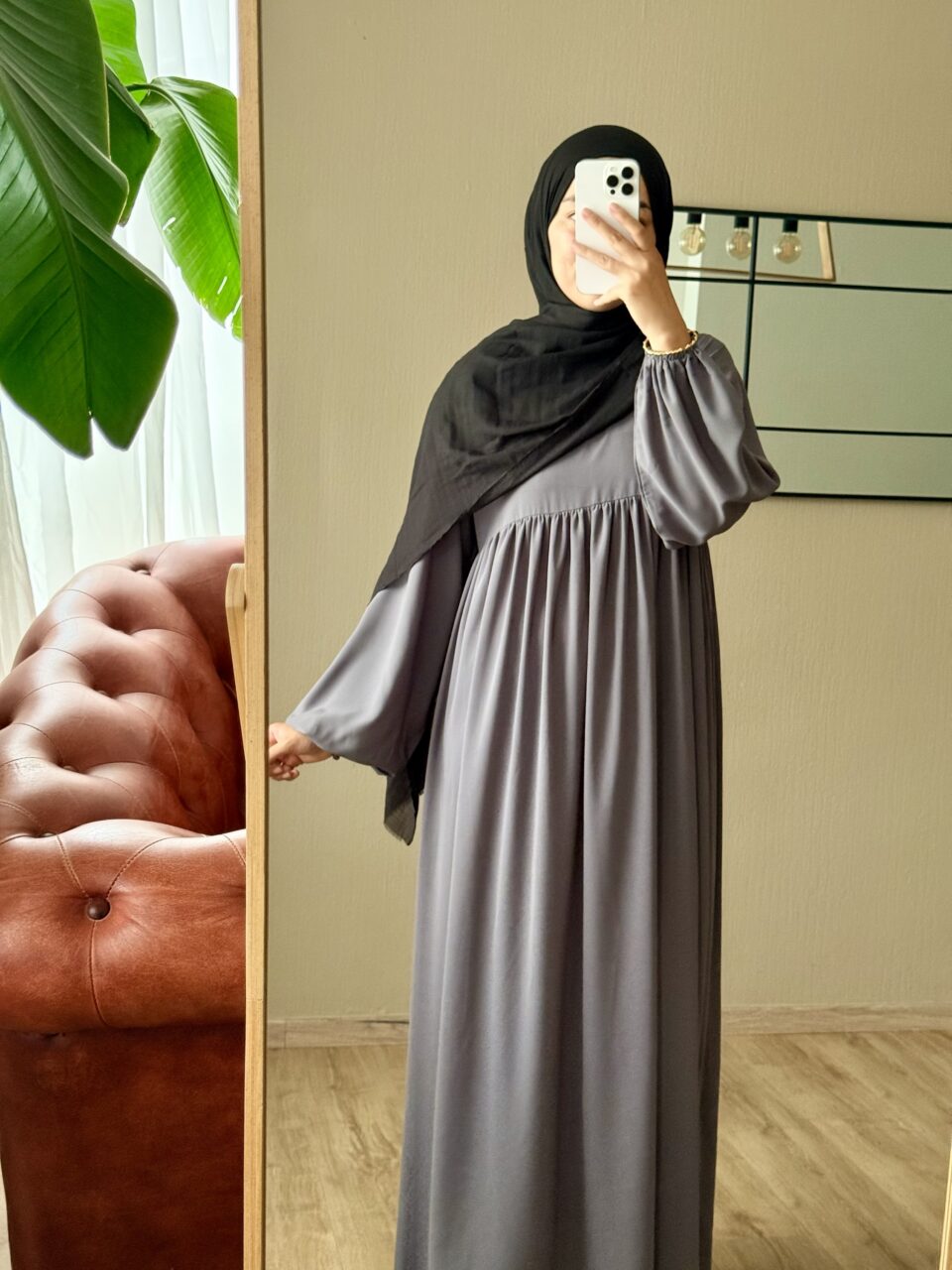 Abaya NEVA - gris