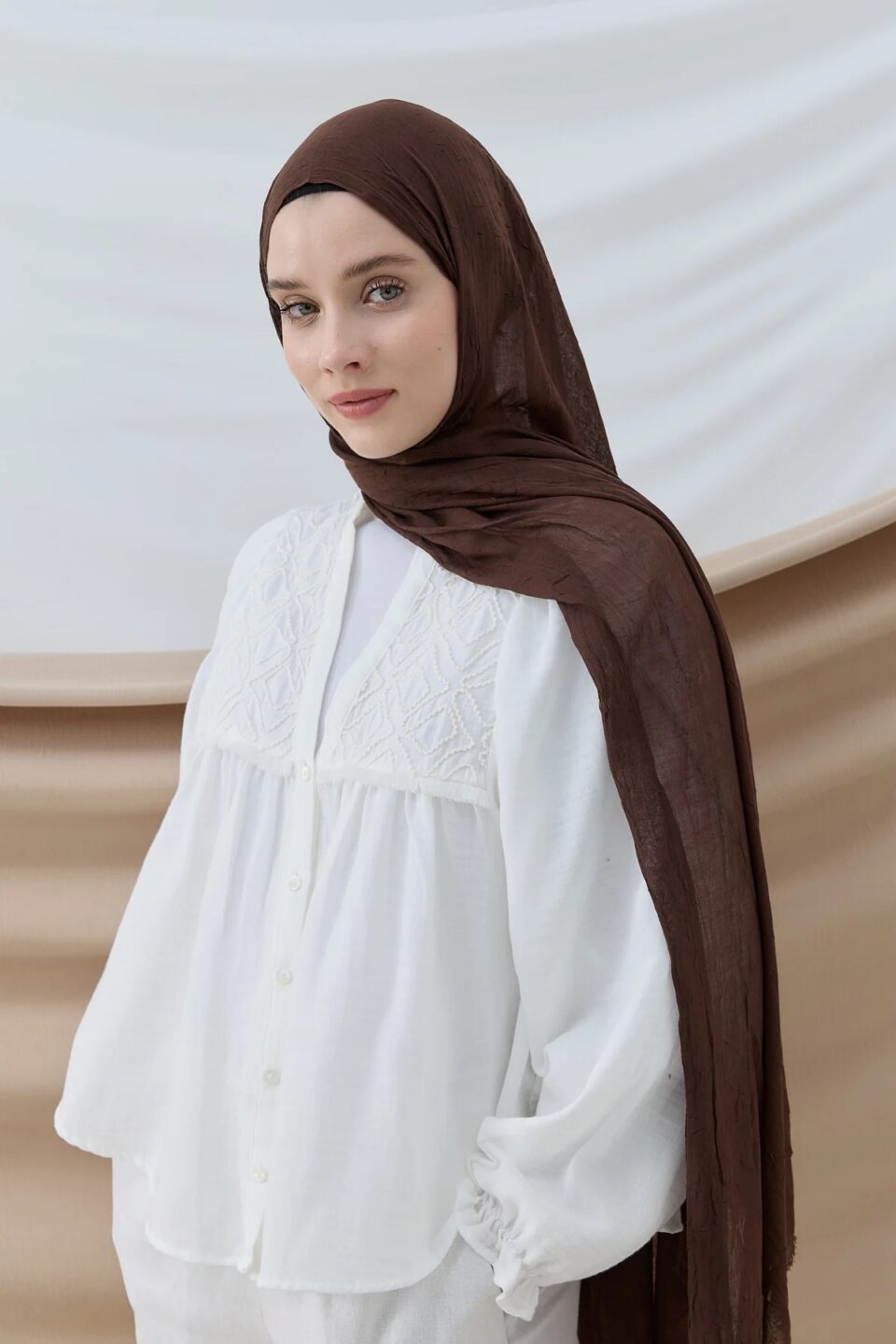 Bambu şal - acı kahve