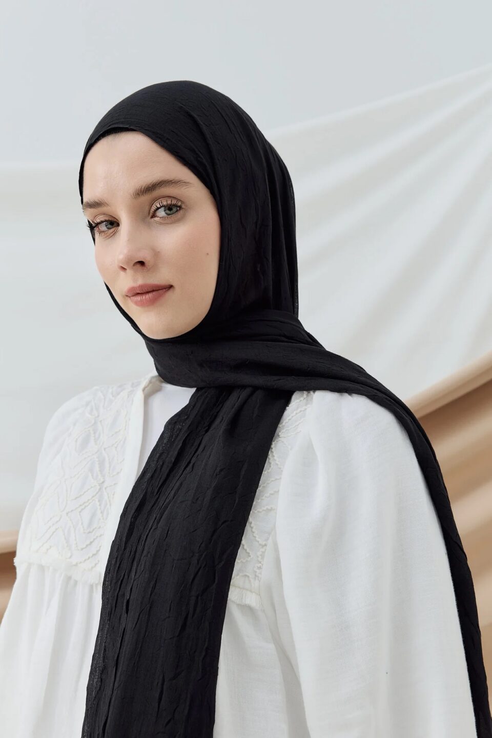 Bambu şal - siyah